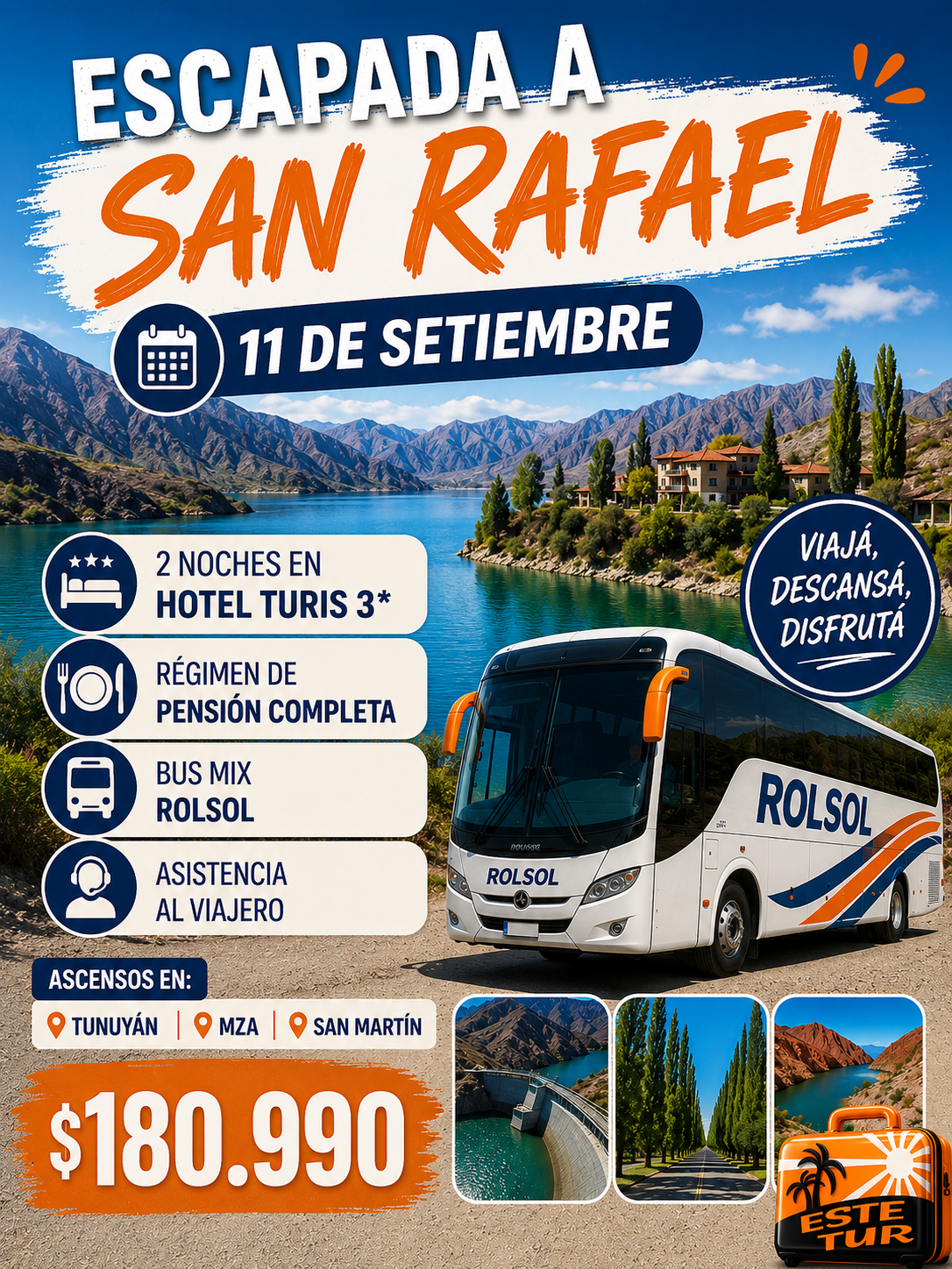 🌄 Escapada a San Rafael – 11 de Setiembre