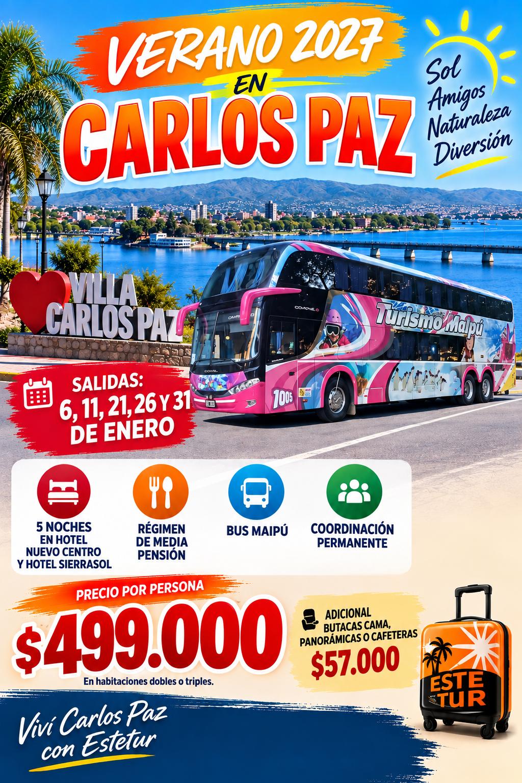 ☀️ VERANO 2027 EN CARLOS PAZ