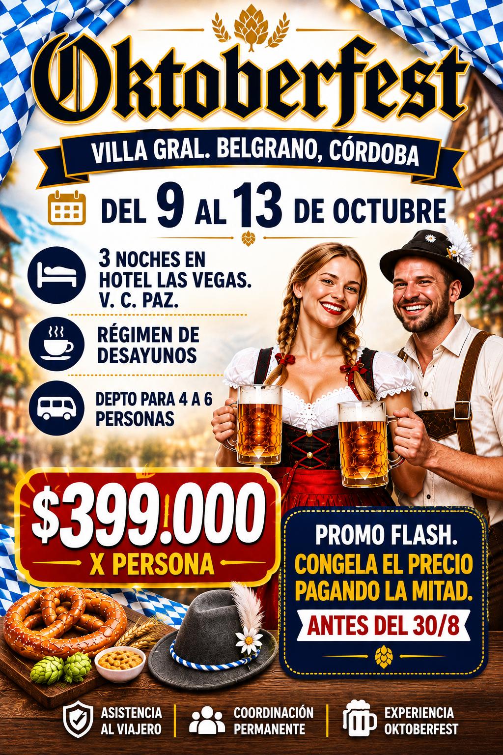 OKTOBERFEST 2026   PROMO GRUPO DE AMIGOS