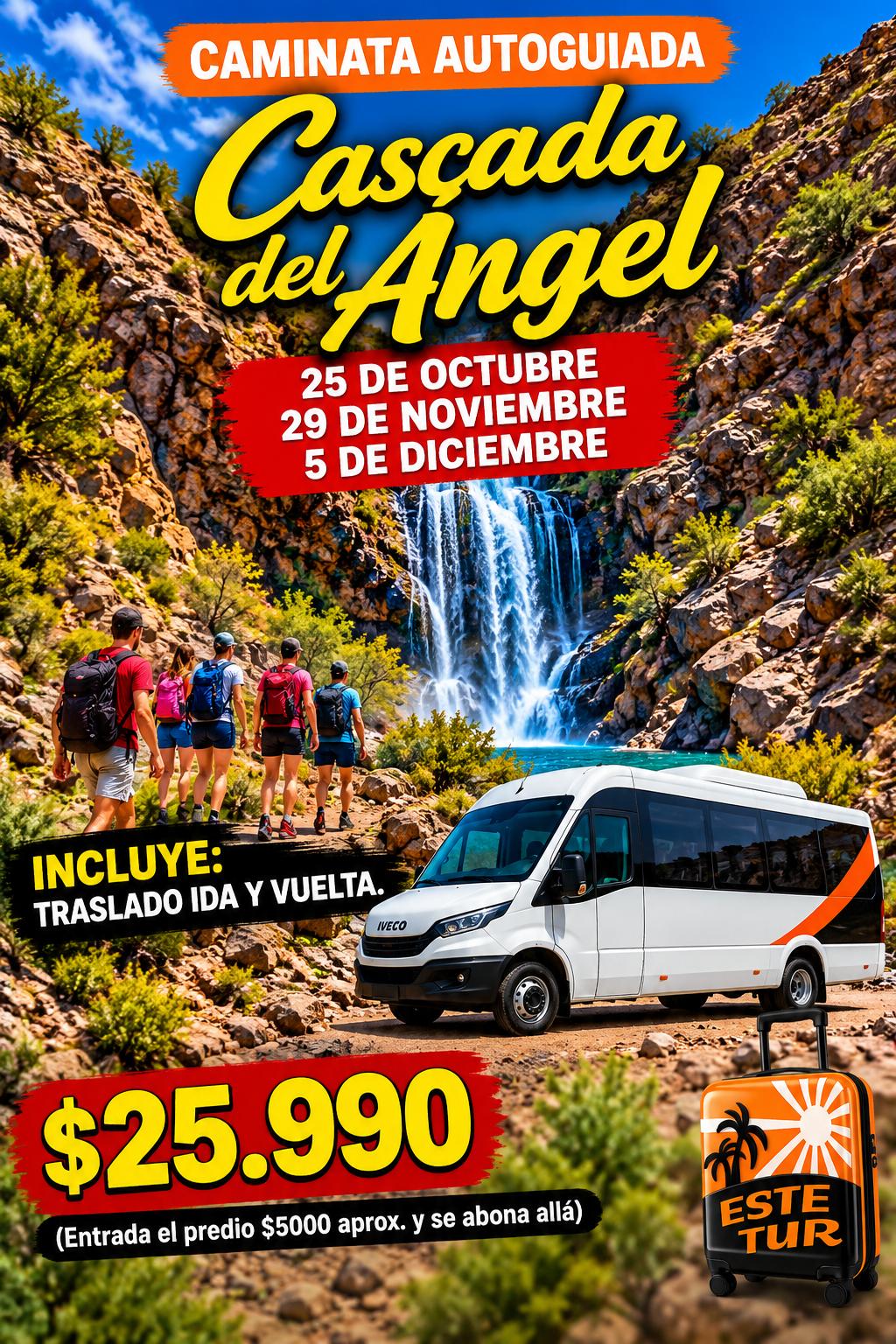 🏔️ CASCADA DEL ÁNGEL – CAMINATA AUTOGUIADA